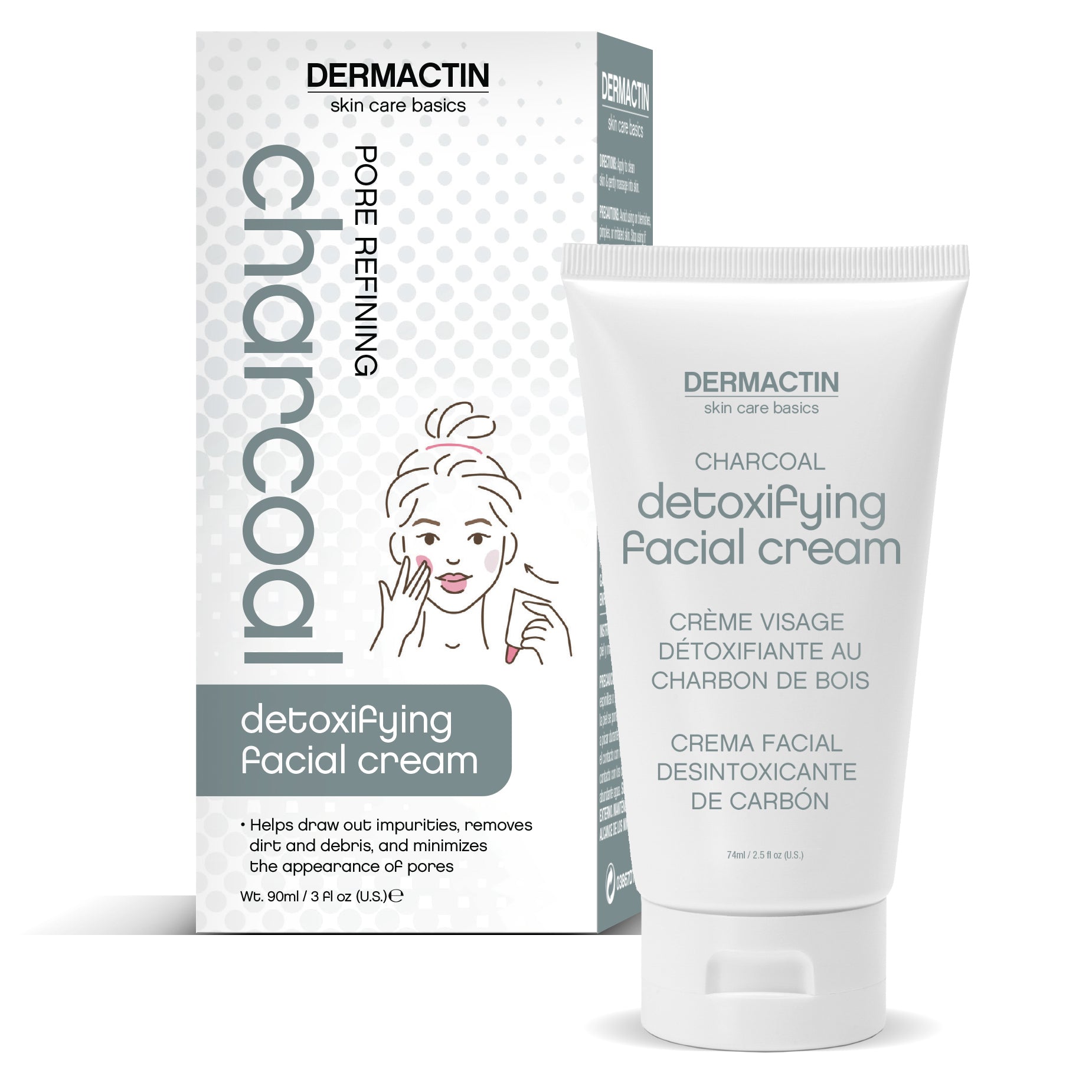 Dermactin Skin Care Basics Pore Refining Charcoal Detoxifying