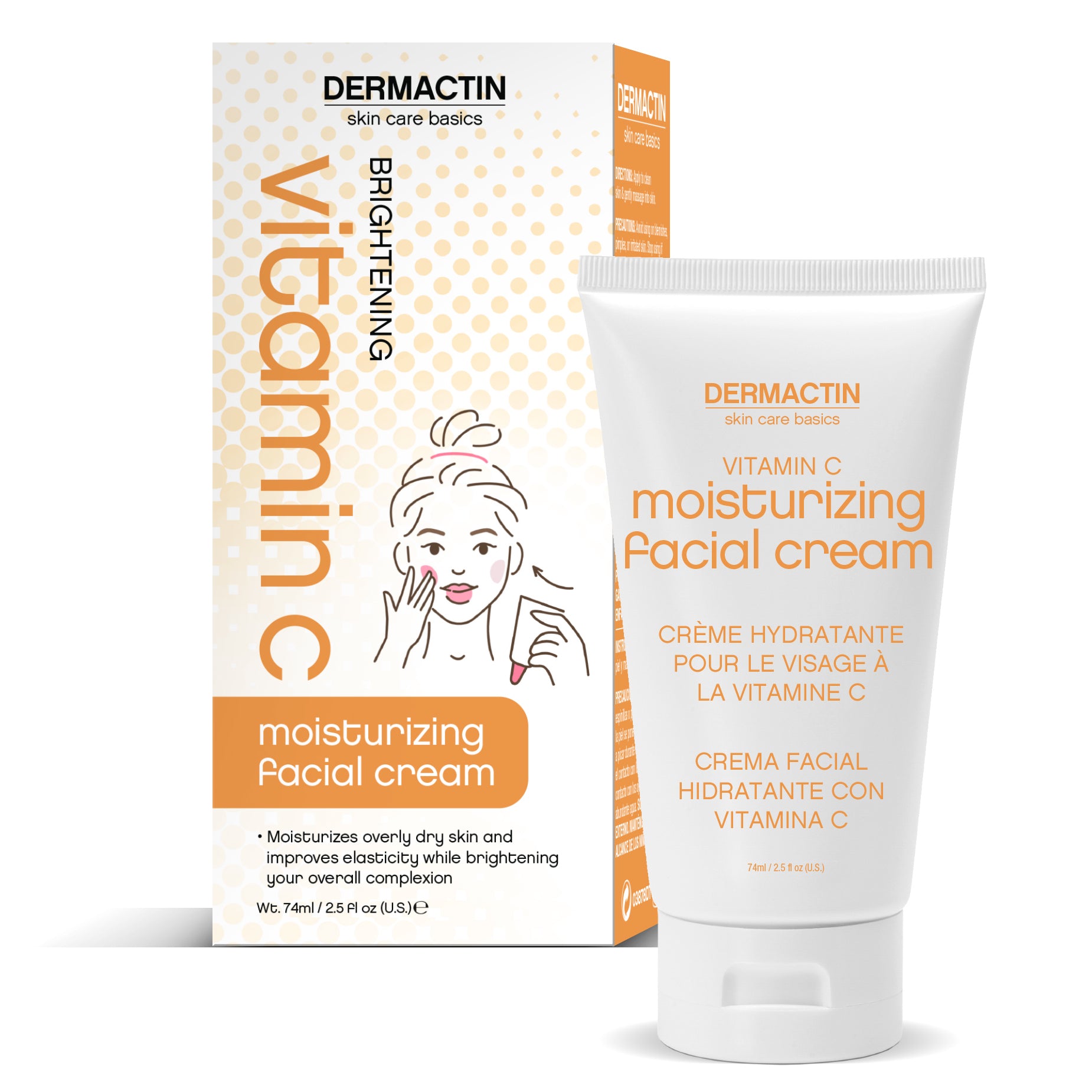 Dermactin Skin Care Basics Brightening Vitamin C Moisturizing