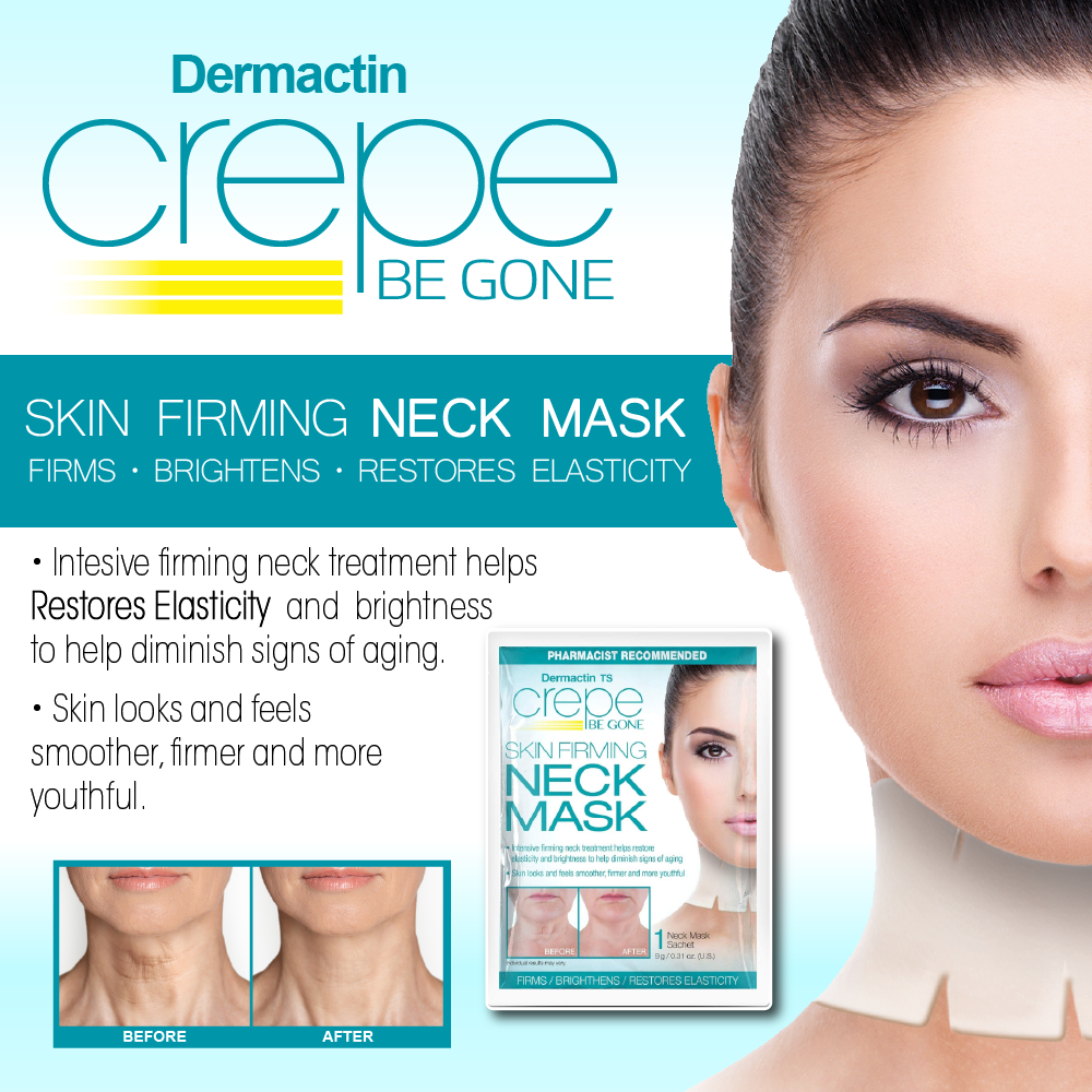 Crepe Be Gone Skin Firming Neck Mask (Pack of 2)