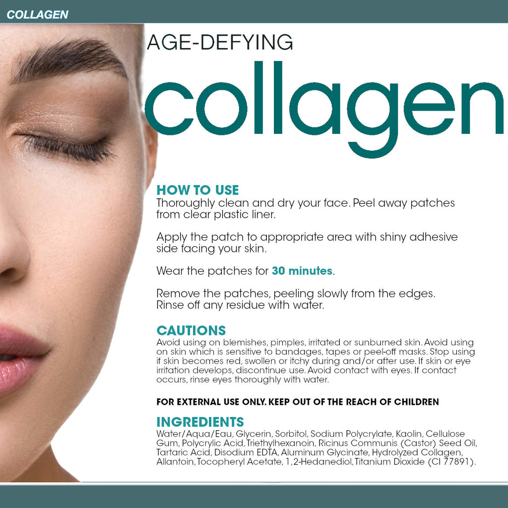 Dermactin Age Defying Collagen Soothing Gel Eye Patches 6-Count