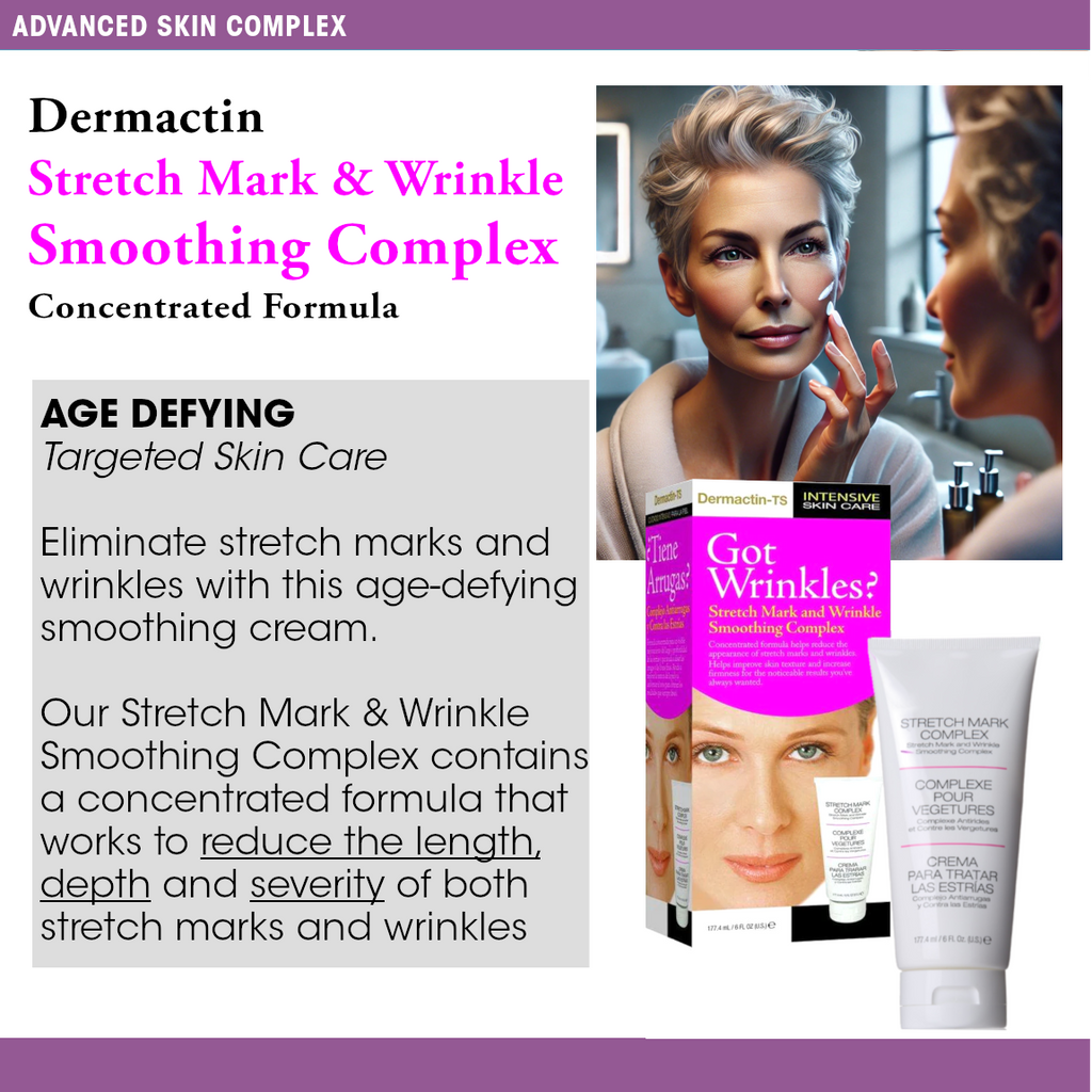 Dermactin Stretch Mark & Wrinkle Smoothing Complex Concentrated Formula 6 oz.
