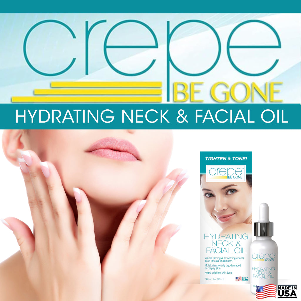 Crepe Be Gone Hydrating Neck & Facial Oil 1 oz.