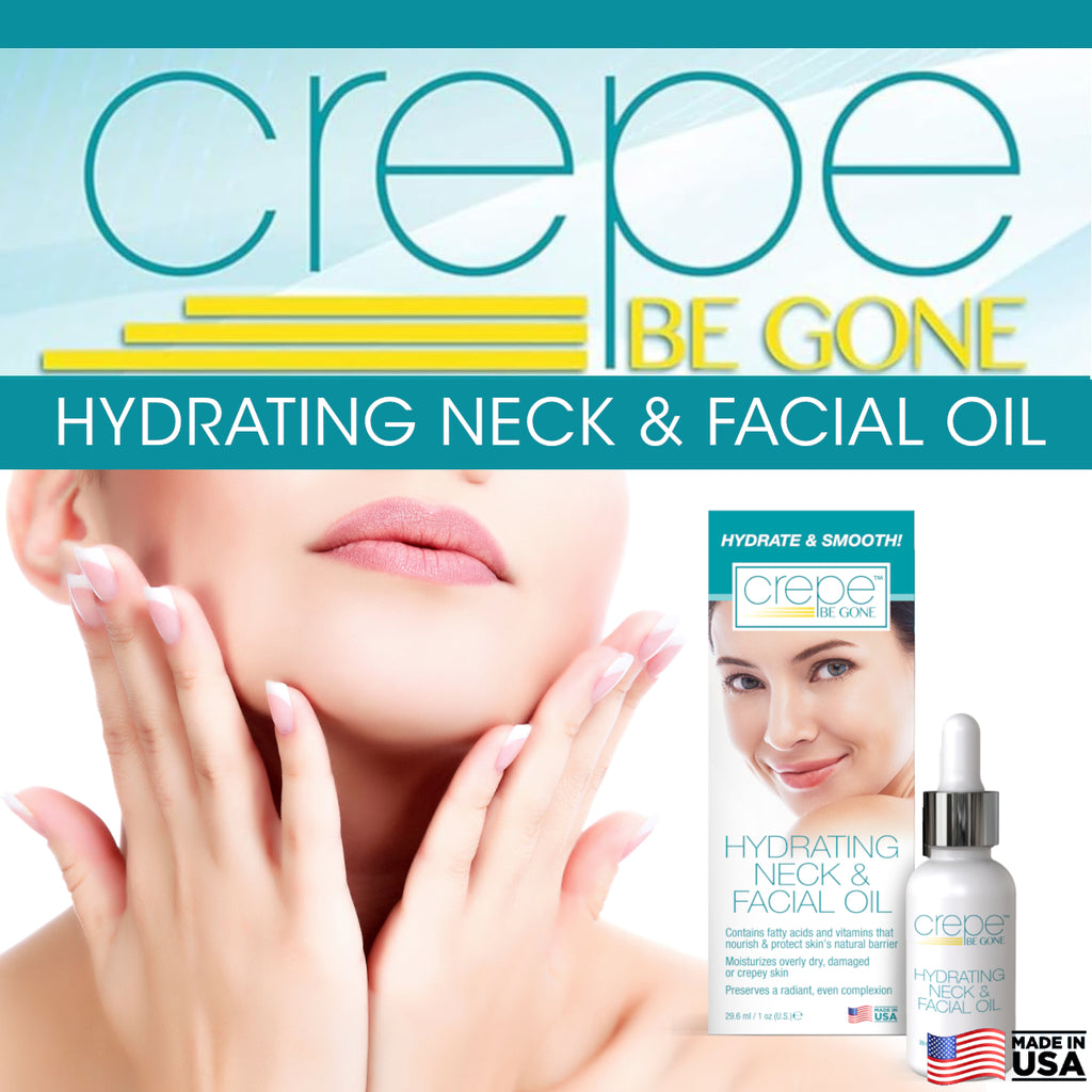 Crepe Be Gone Hydrating Neck & Facial Oil 1 oz.