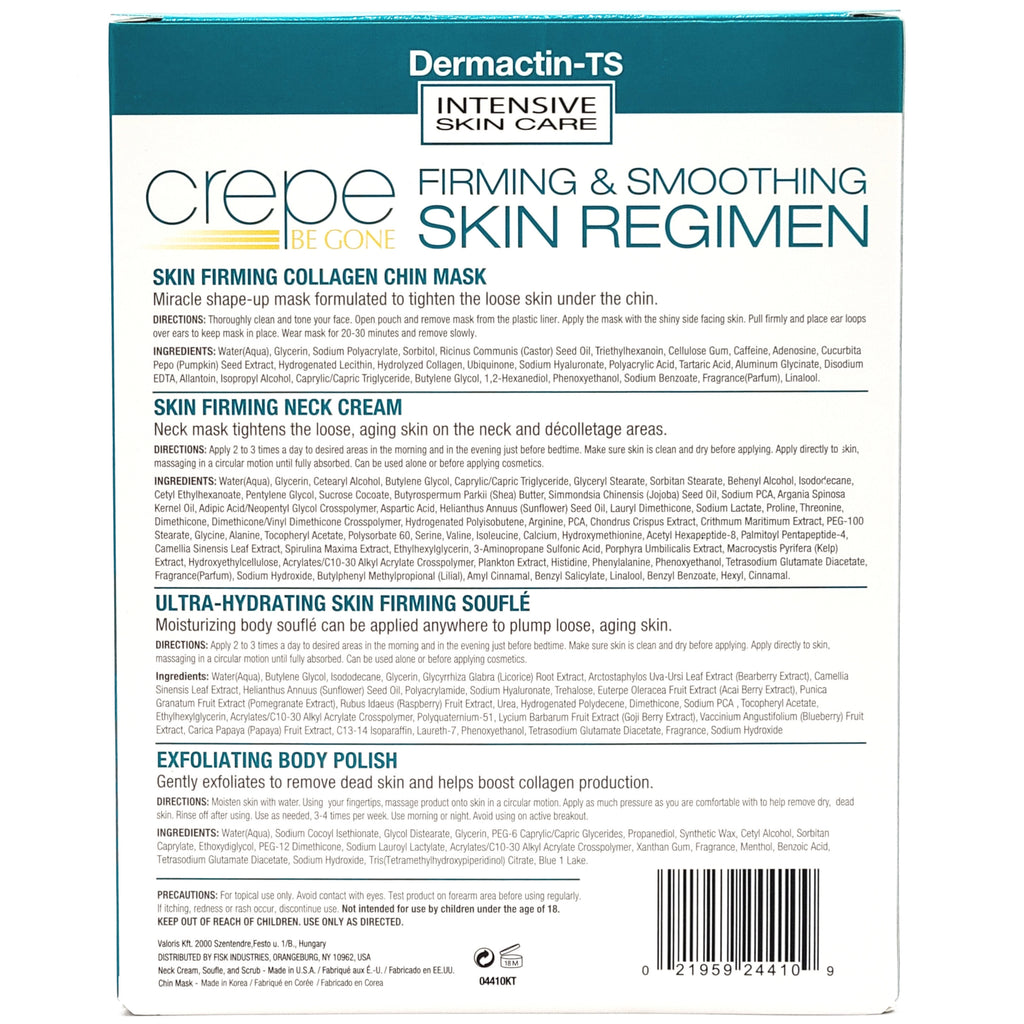 Dermactin-TS Crepe Be Gone Firming & Smoothing Skin Regimen 4-PC Set